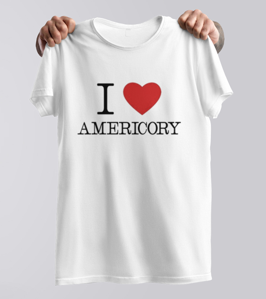 I Heart Americory Red Love Emblem T-Shirt