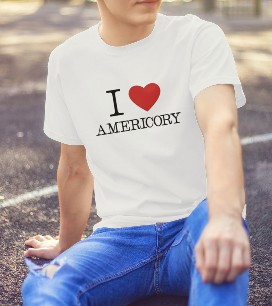 I Heart Americory Red Love Emblem T-Shirt