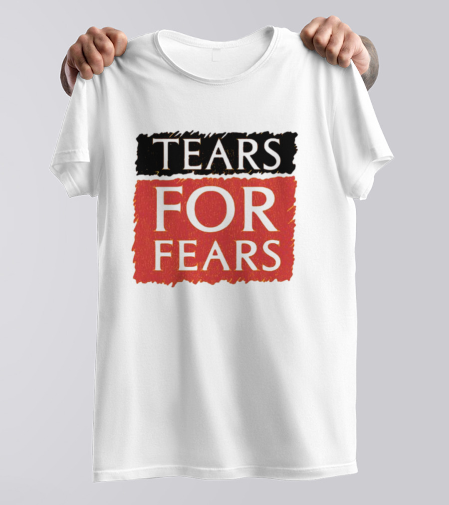 TEARS FOR FEARS Iconic Logo On Black T-Shirt