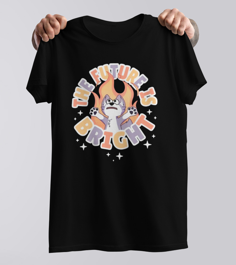0Foxshop The Future Is Bright T-Shirt