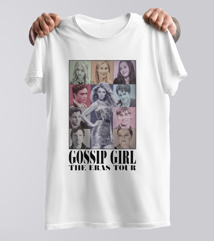 Gossip Girl The Eras Tour Featuring Iconic Cast Collage T-Shirt
