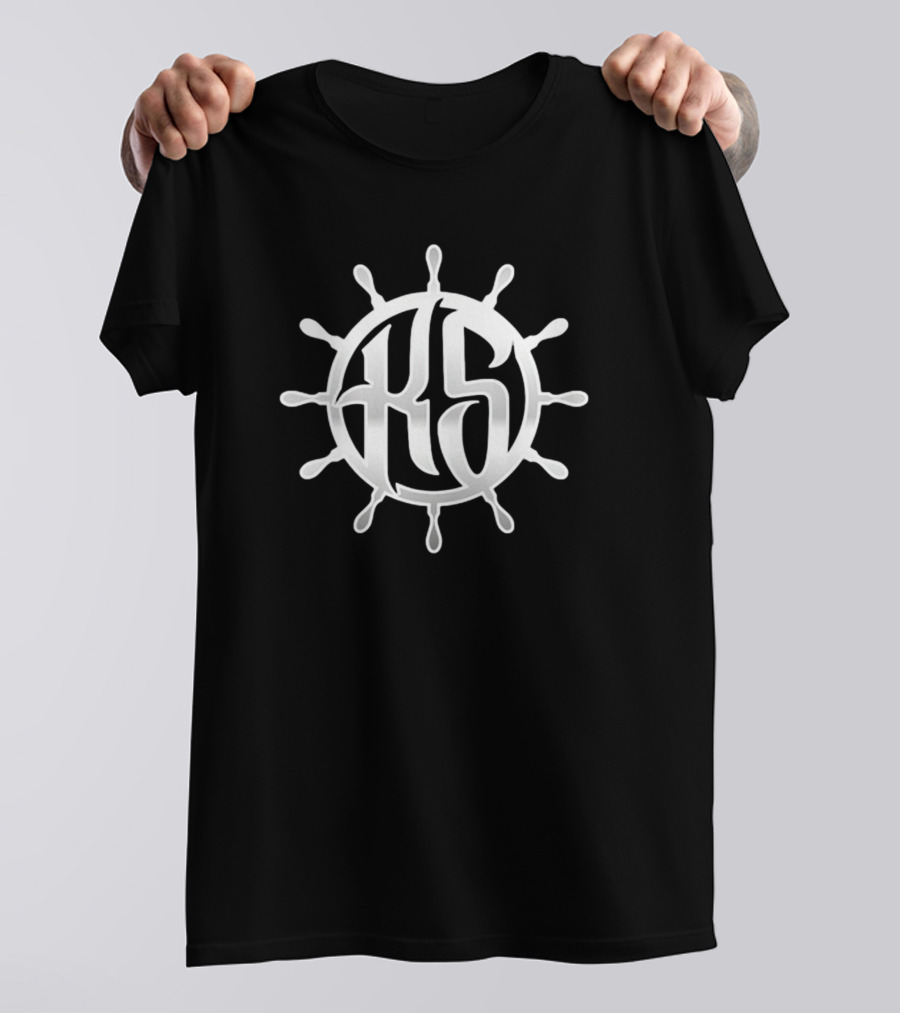Kairi Sane Pirate KS Ship Wheel Emblem T-Shirt