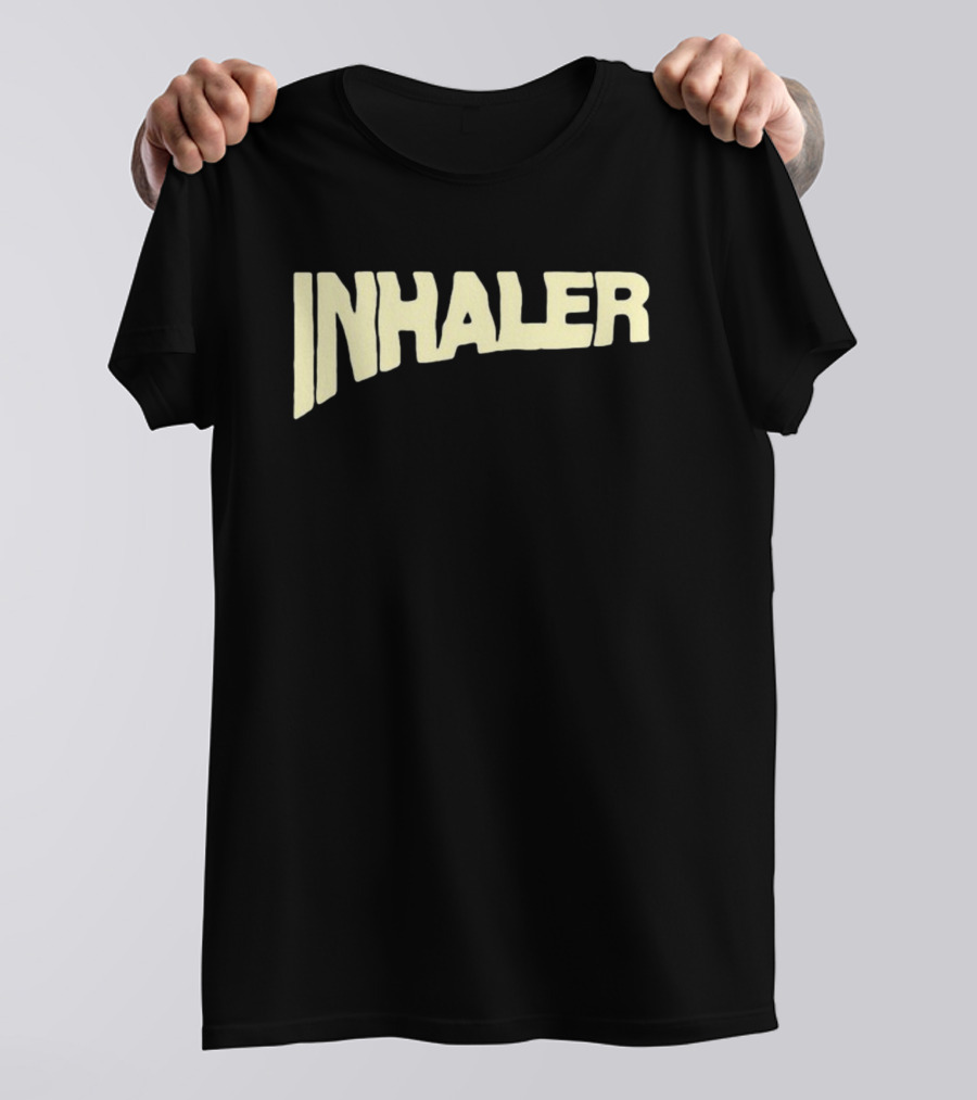 Inhaler Glas-Gow In Ecstasy Neon Typography T-Shirt