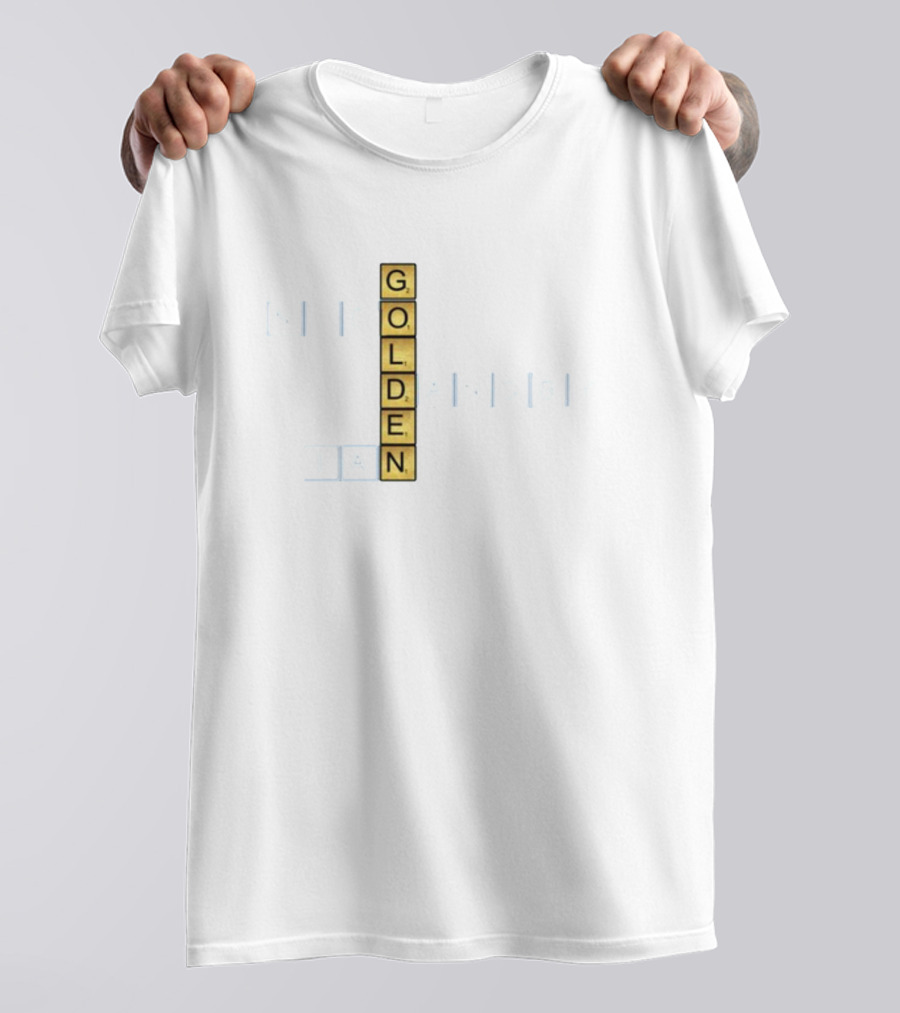 Niico Golden Dansby Ian Scrabble Tiles Crossword T-Shirt