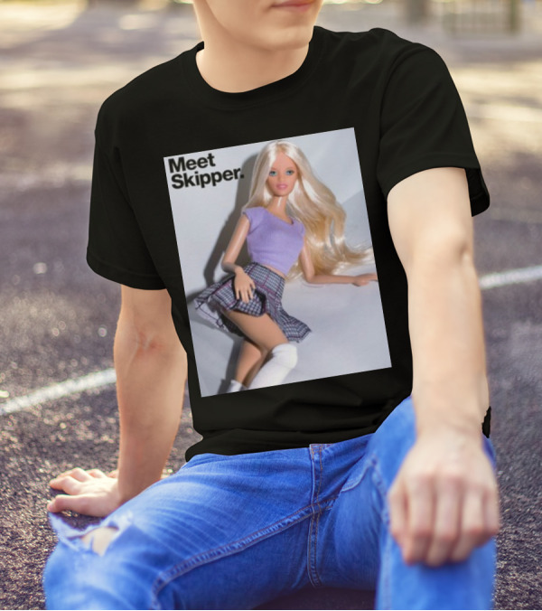 Meet Skipper Barbie Doll Vintage Style Fashion T-Shirt