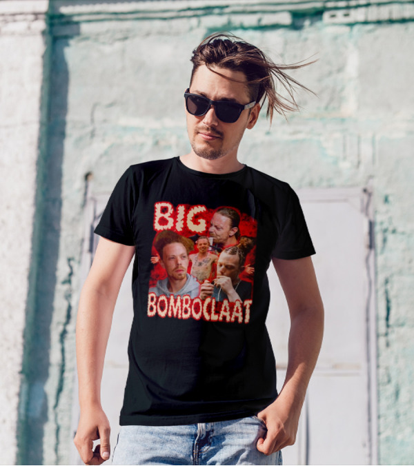 BIG BOMBOCLAAT Red Flair And Intense Expressions T-Shirt