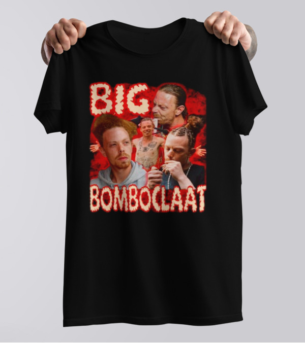 BIG BOMBOCLAAT Red Flair And Intense Expressions T-Shirt