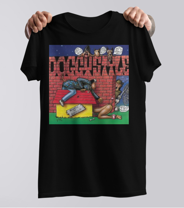 Doggystyle 30 Year Anniversary Album Cover Art Snoop Doggy Dogg Iconic Cartoon T-Shirt