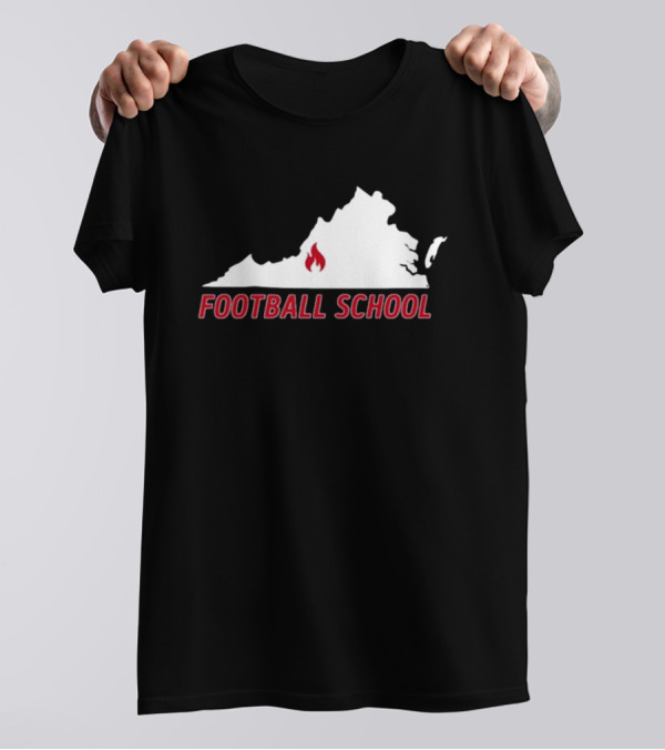 Virginia Fire Football School T-Shirt