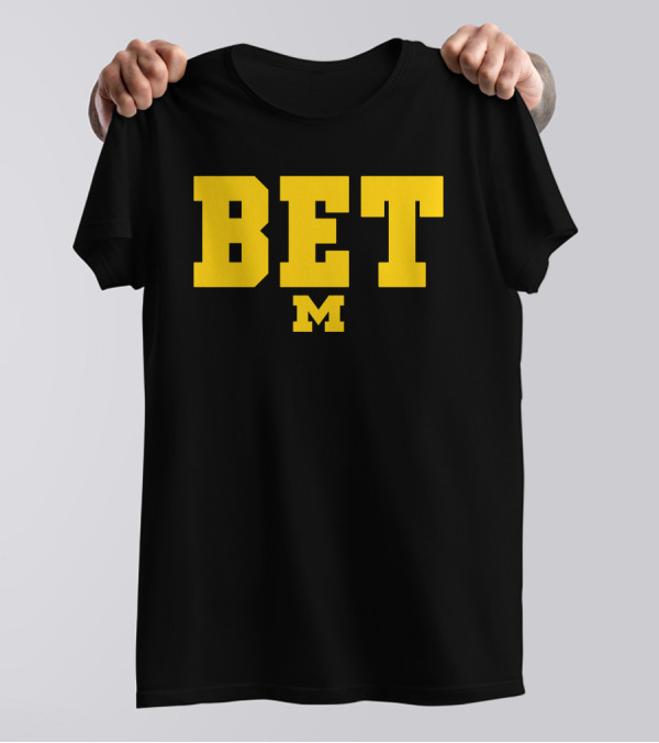 BET M Michigan Football T-Shirt