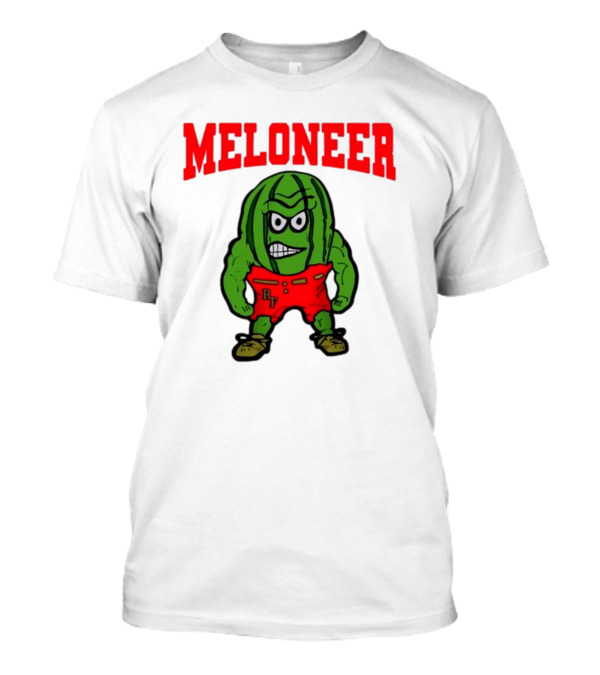 Rocky Ford Meloneer RF Mascot Watermelon Character T-Shirt