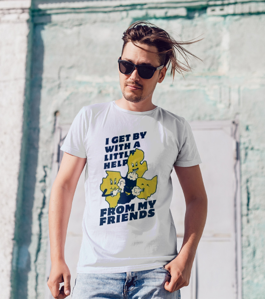 Thicc Van Exel I Get By With A Little Help From My Friends State Characters T-Shirt