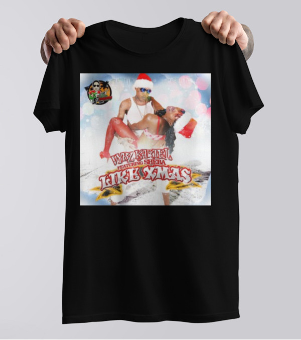 Vybz Kartel Featuring Sheba Like Xmas Festive Santa Beach Party T-Shirt