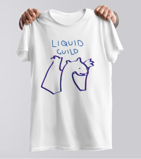 Liquid Guild Playful Creature Outline T-Shirt