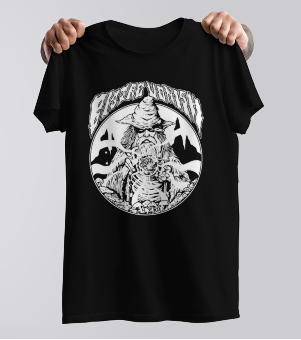 Rawpaw Astro Vonish Wizard Skeleton Pyramids T-Shirt