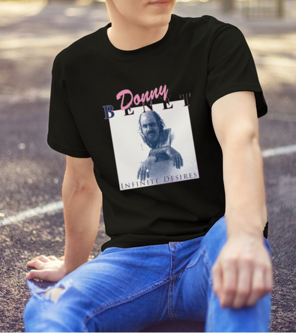 Donny Benet Infinite Desires Vintage Style Album Cover T-Shirt