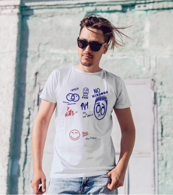 I Miss U Duck Face No Windows Reality Sometimes Y Hate You Vs The World Fake Smiles Say It First T-Shirt