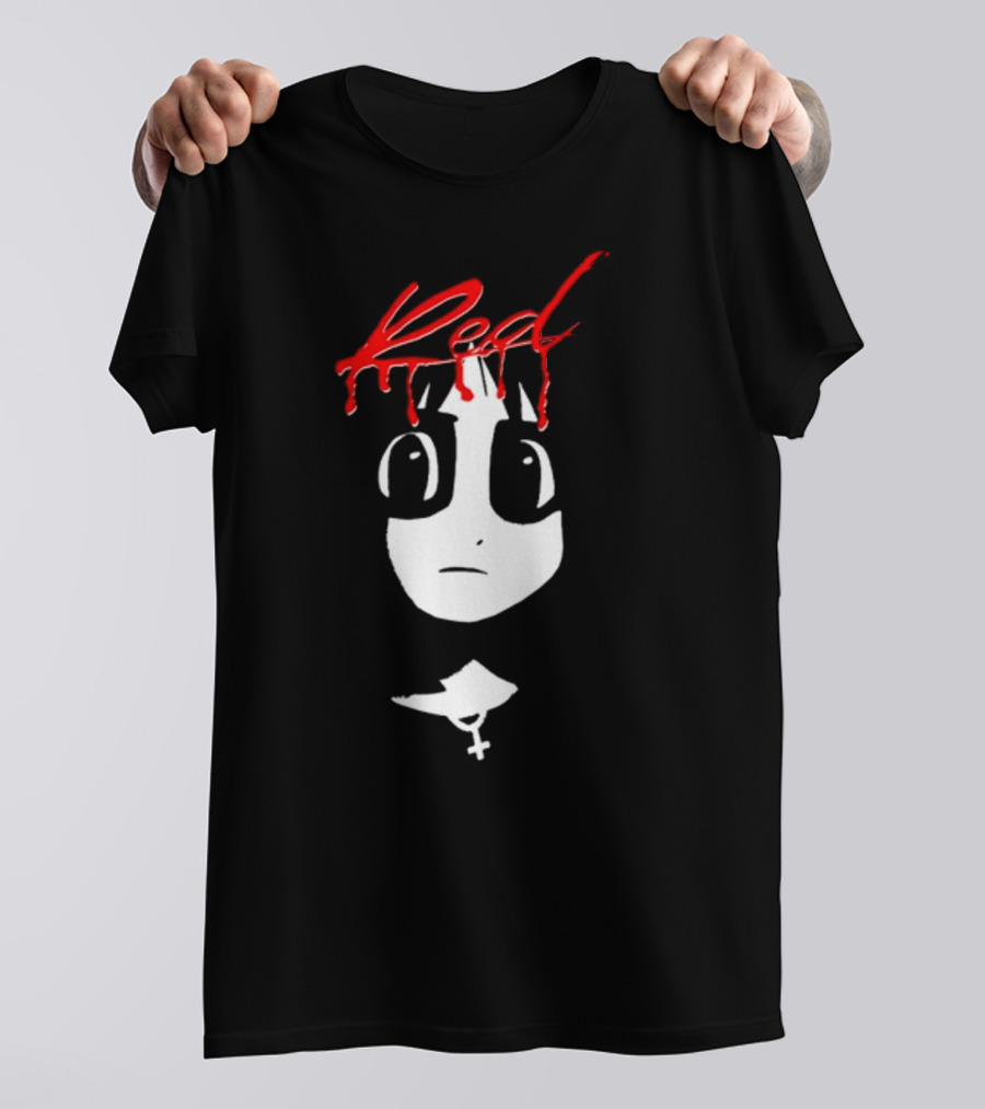 Red Volume One Number One 915 Manga Style Grunge T-Shirt