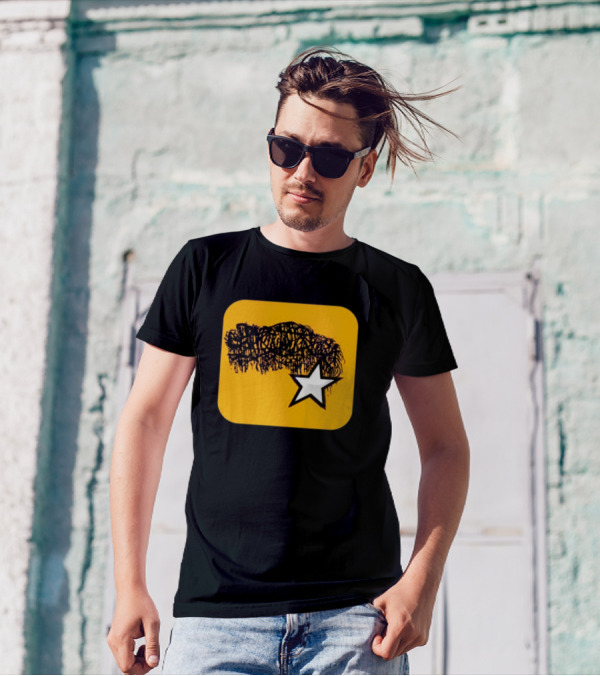 Sanguisugabogg Boggstar Scribble Hair With Star T-Shirt
