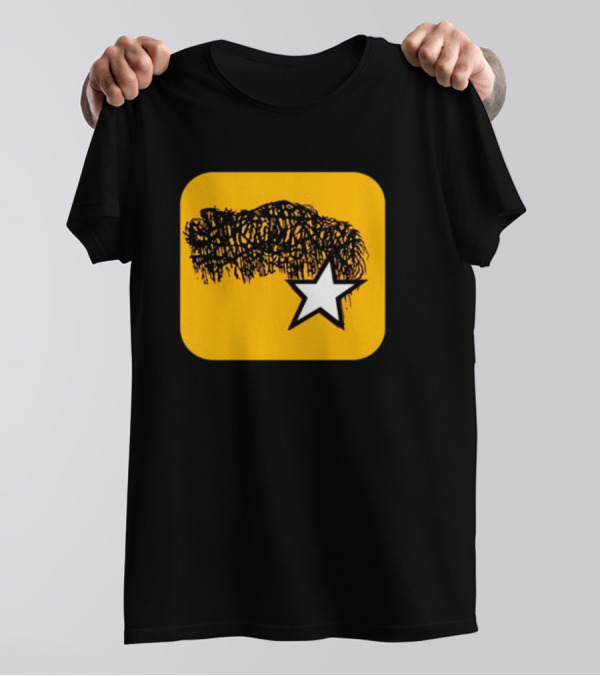 Sanguisugabogg Boggstar Scribble Hair With Star T-Shirt