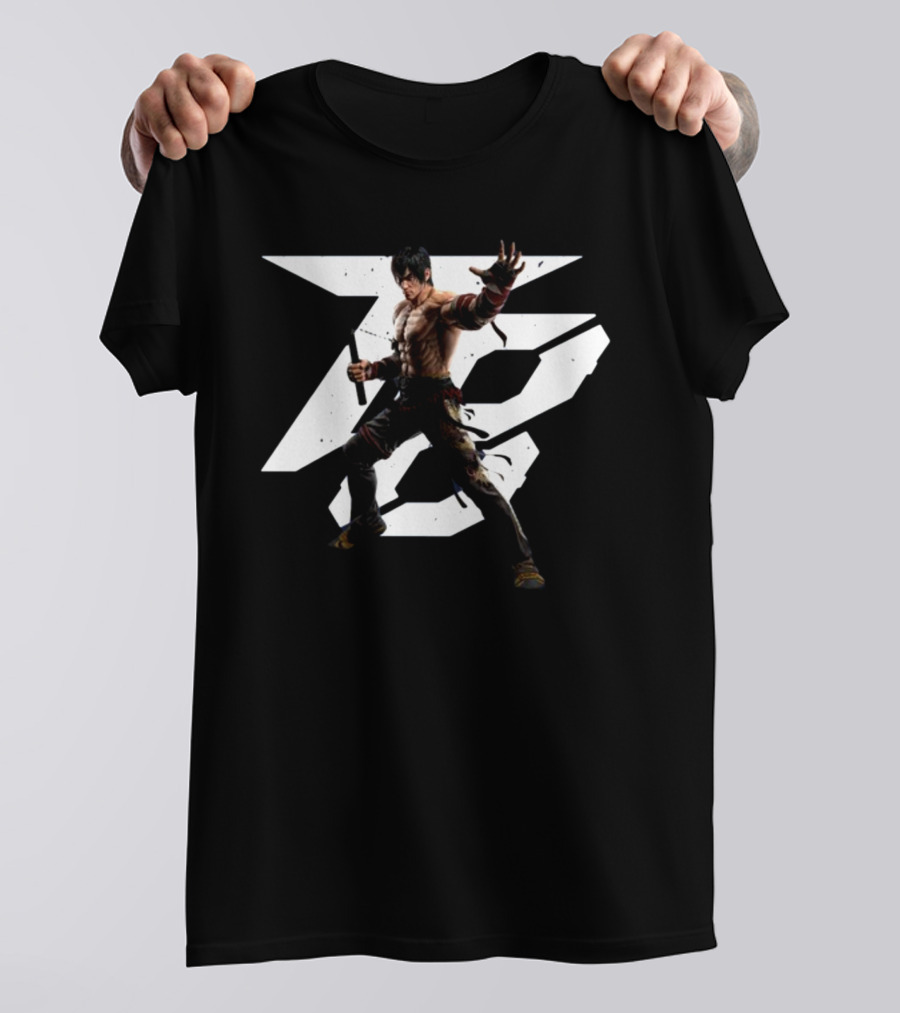 Tekken 8 Law Character Art With Iconic T-Shirt