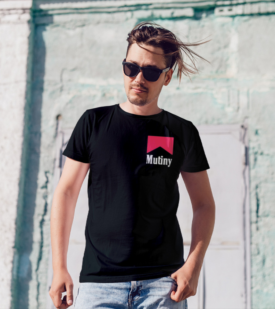 Peter McCormack Mutiny Bold Red Banner T-Shirt