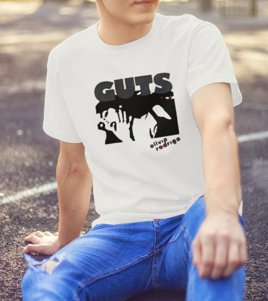 Guts Red Glittering Shadowy T-Shirt
