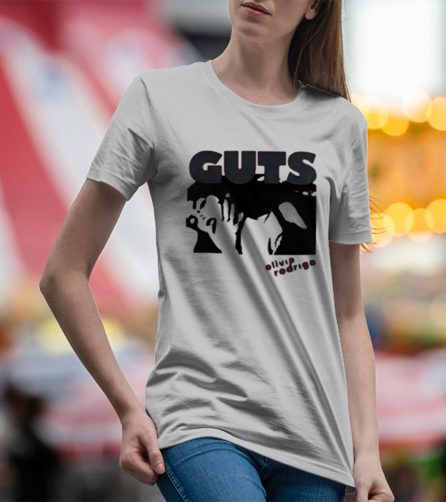 Guts Red Glittering Shadowy T-Shirt