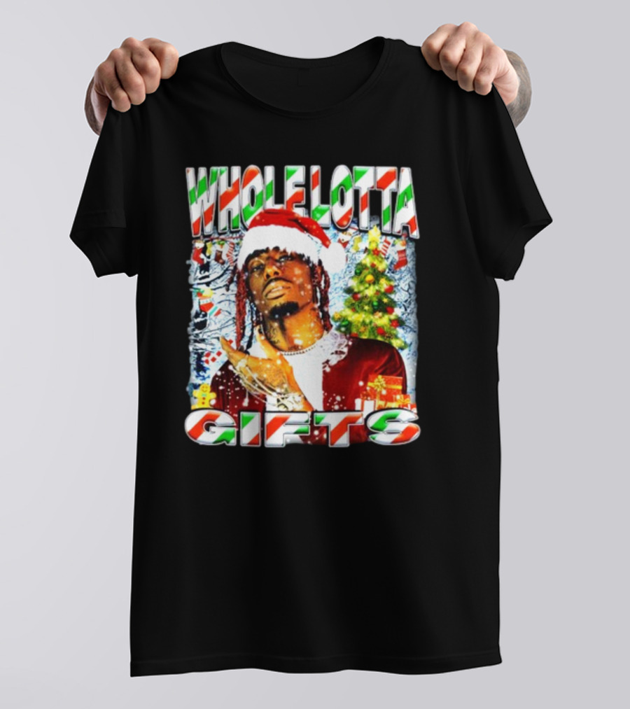 Whole Lotta Gifts Christmas Santa T-Shirt