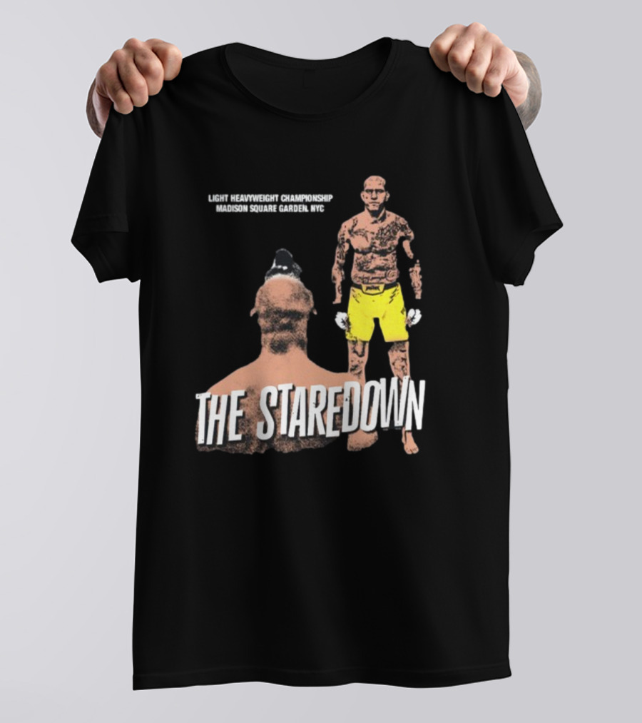 The Staredown Light Heavyweight Championship Madison Square Garden NYC T-Shirt