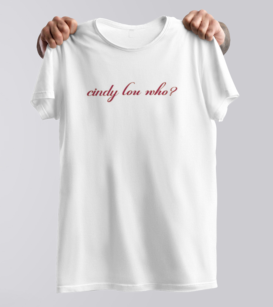 Cindy Lou Who Top Sabrina Cindy T-Shirt
