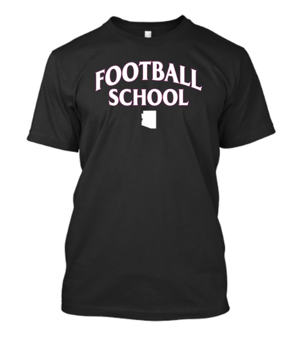 AZ Football School Arizona State Shape T-Shirt