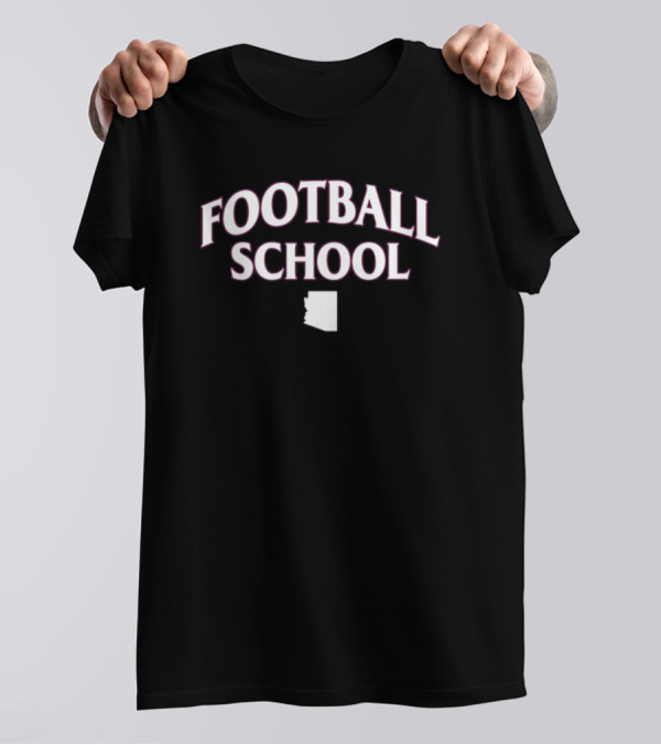 AZ Football School Arizona State Shape T-Shirt