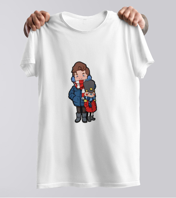 Danny Gonzalez Cartoon Holiday Nutcracker Snowflake T-Shirt