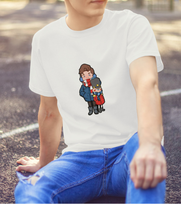 Danny Gonzalez Cartoon Holiday Nutcracker Snowflake T-Shirt