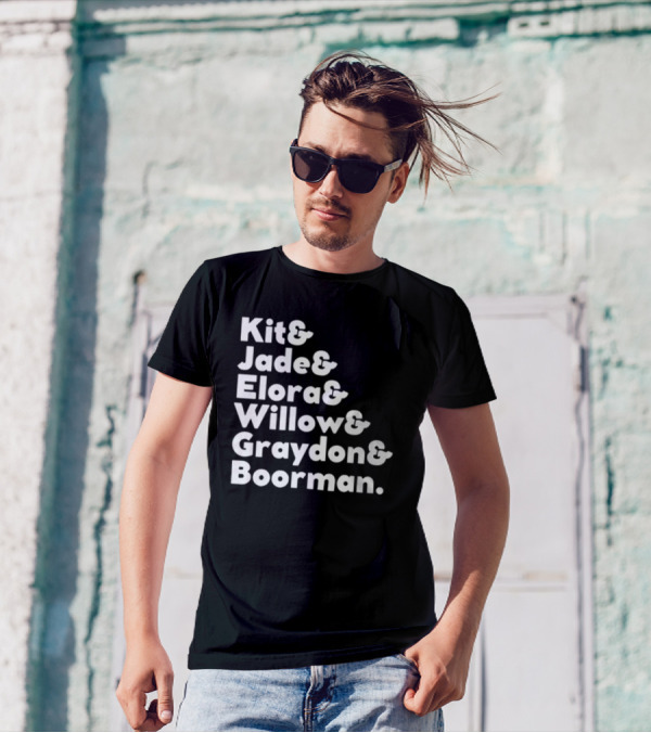 Kit Jade Elora Willow Graydon Boorman Willow TV Show Character List T-Shirt