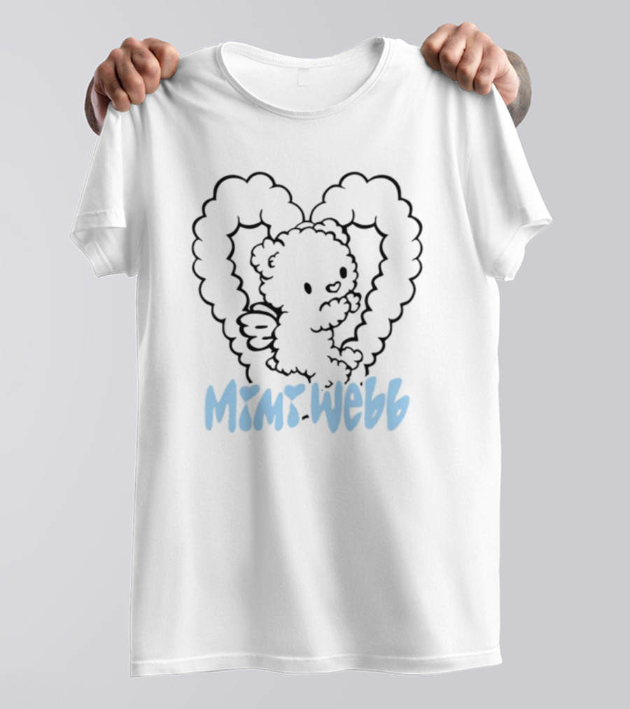 Mimi Webb Teddy Bear Heart Wings T-Shirt