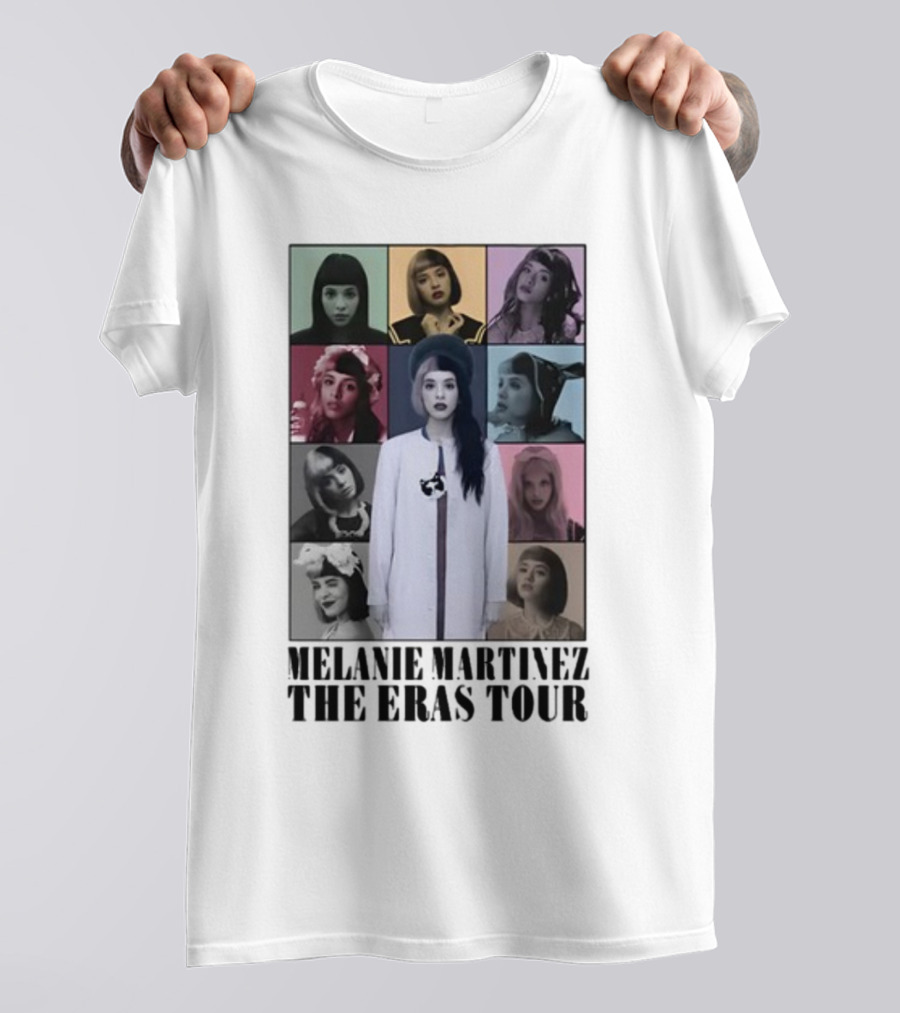 MELANIE MARTINEZ THE ERAS TOUR MULTICOLOR GRID PORTRAITS T-Shirt