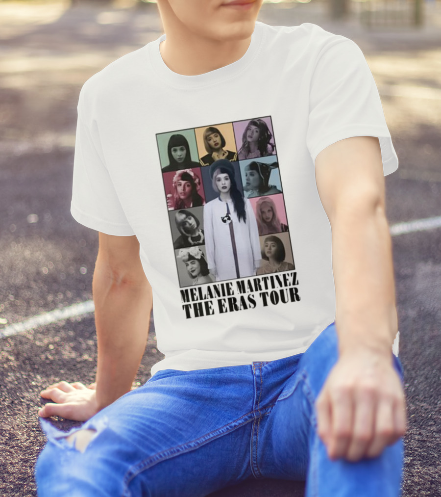 MELANIE MARTINEZ THE ERAS TOUR MULTICOLOR GRID PORTRAITS T-Shirt
