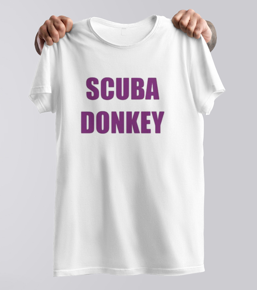 ICarly Scuba Donkey Purple Text T-Shirt