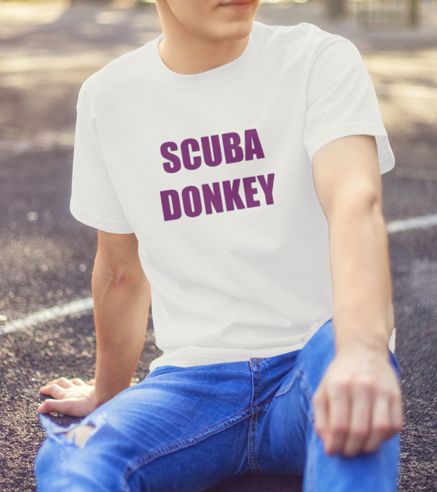 ICarly Scuba Donkey Purple Text T-Shirt