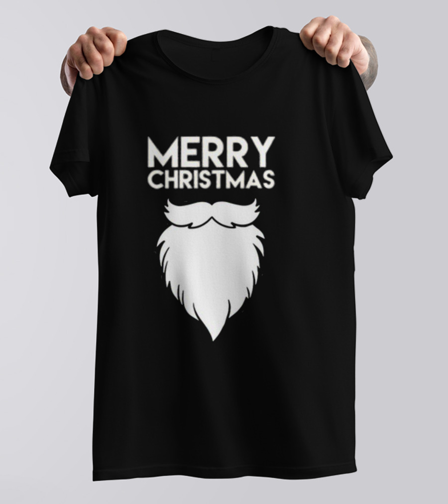 Merry Christmas Santa Beard T-Shirt