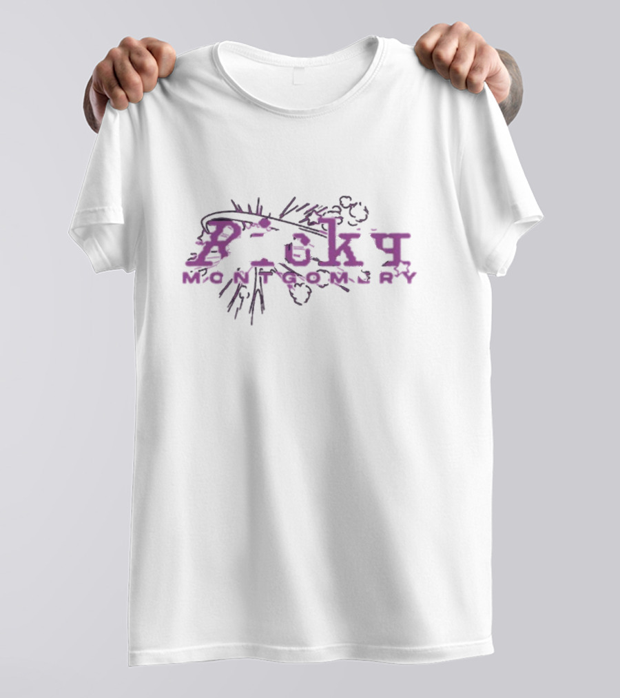 Ricky Montgomery Bunny Logo With Running Rabbits T-Shirt