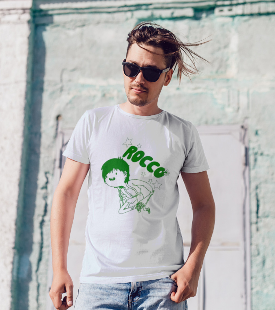 Rocco Animated Green Glow Character T-Shirt
