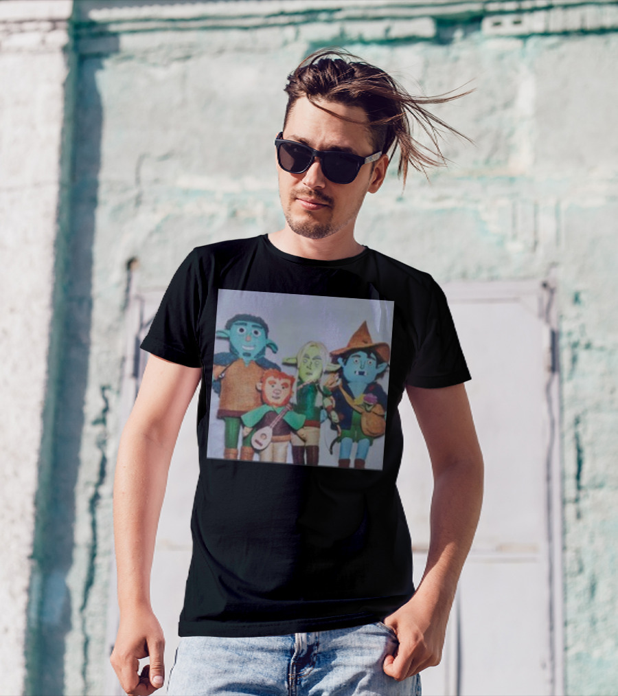 Tales From The Stinky Dragon Puppet Group Characters T-Shirt