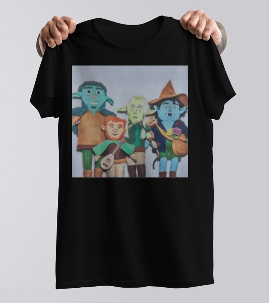 Tales From The Stinky Dragon Puppet Group Characters T-Shirt