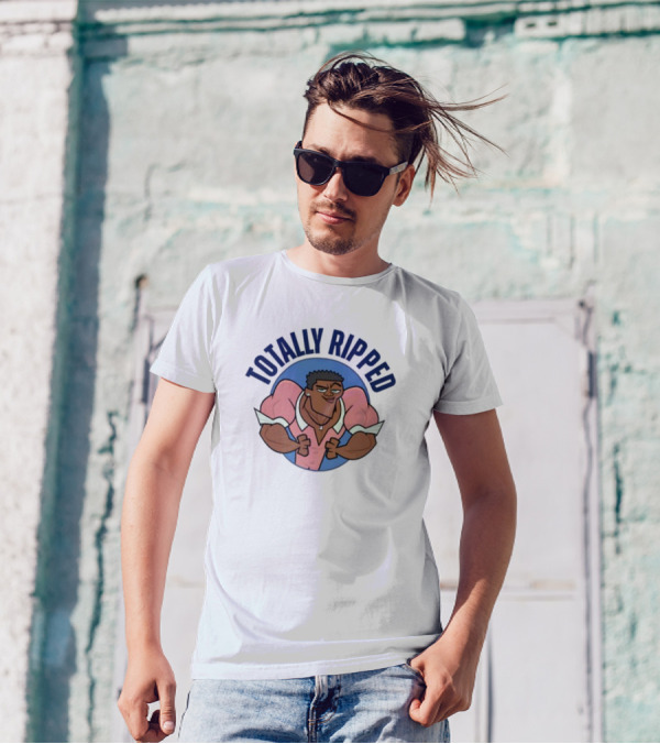 Total Drama Island Character Flexing Muscles Totally Ripped T-Shirt