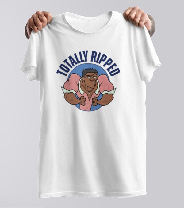 Total Drama Island Character Flexing Muscles Totally Ripped T-Shirt