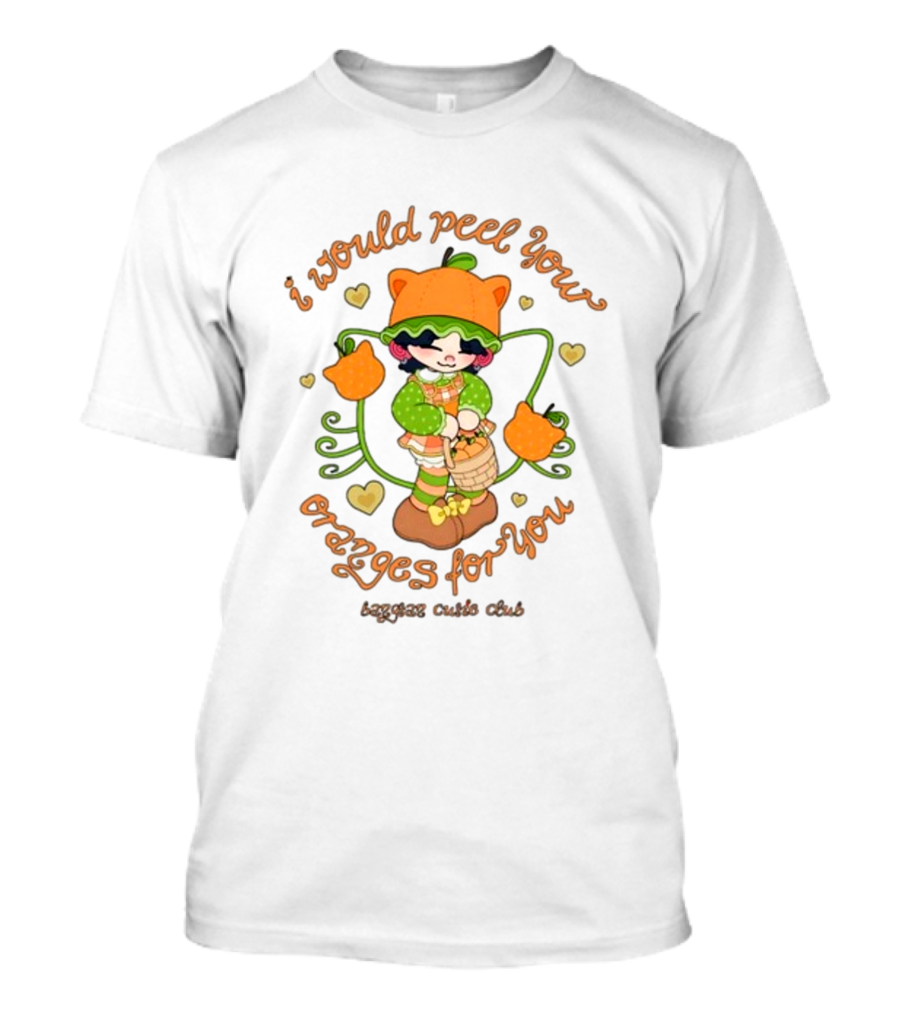 I Would Peel You Oranges For You Cute Kid Orange Hat Bangtan Cutie Club T-Shirt