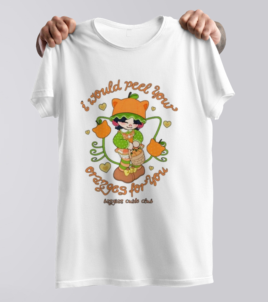 I Would Peel You Oranges For You Cute Kid Orange Hat Bangtan Cutie Club T-Shirt
